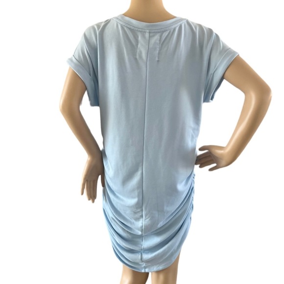 Cupio Blush T-Shirt Dress Ruched Side - Picture 3 of 5